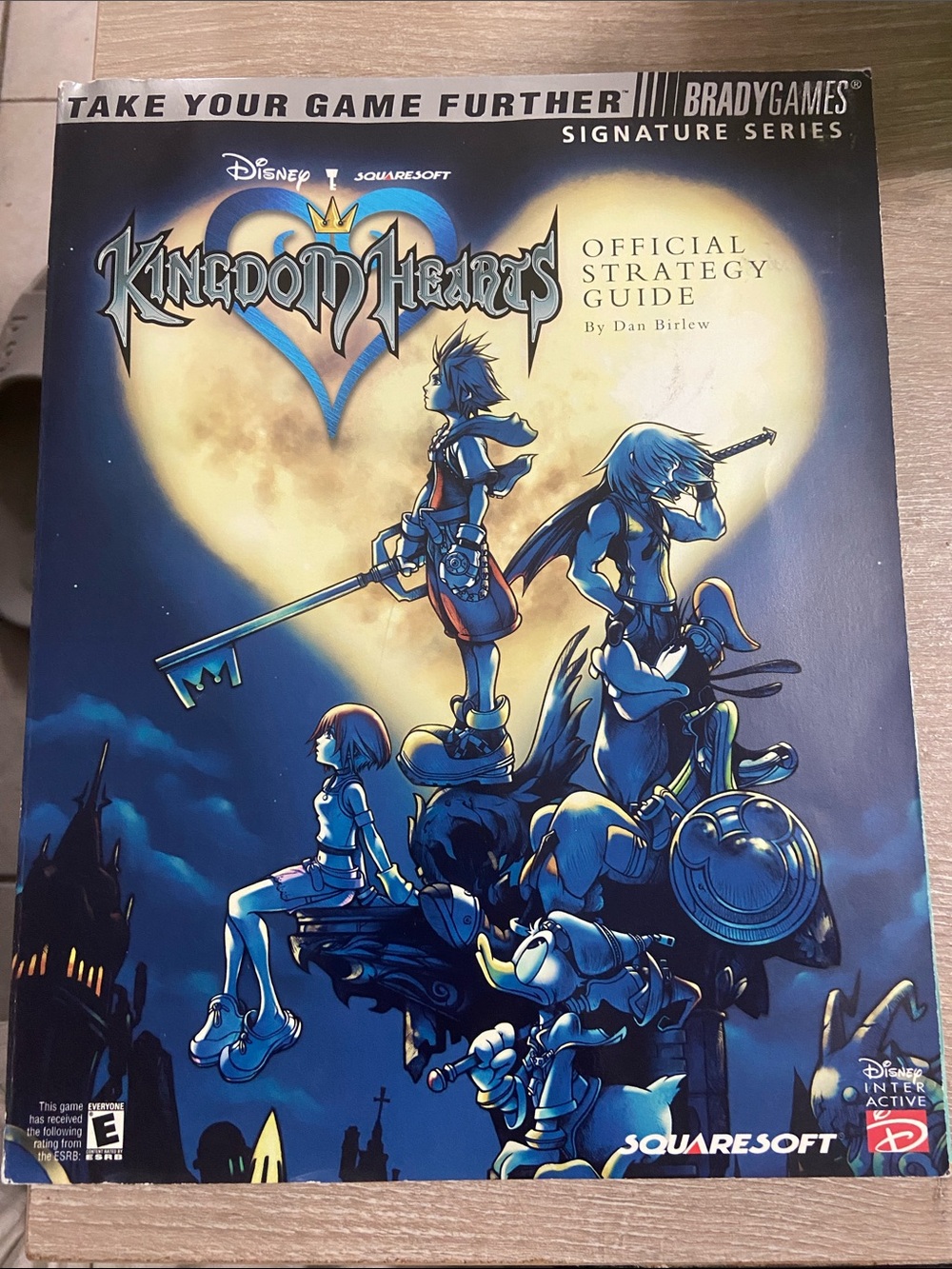 VTG Kingdom Hearts 1 Brady Sony Playstation 2 Strategy Guide + Stickers & Poster